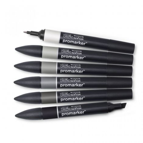 Zestaw Promarkerów Winsor&Newton, 6szt Neutral Tones - 2